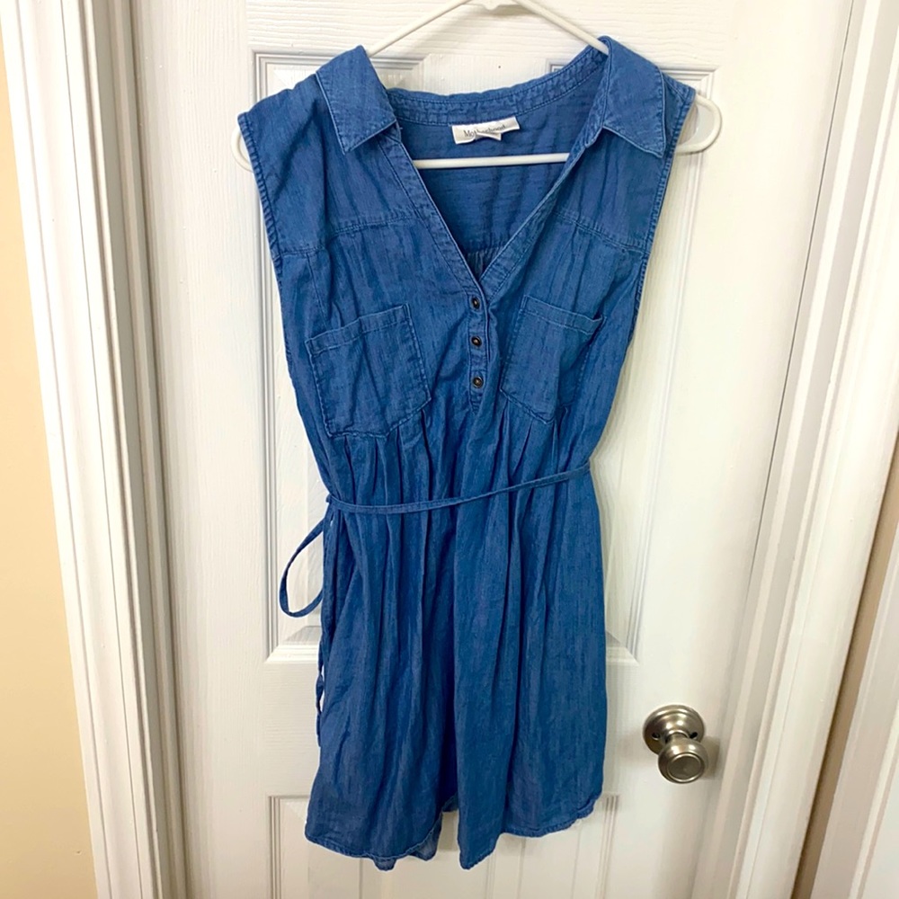 Denim Maternity Top